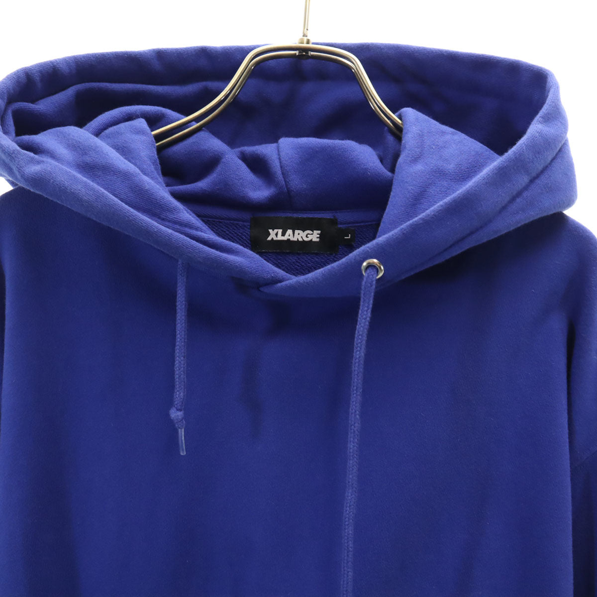 XLARGE エクストララージ バックプリント Keith 長袖 スウェットパーカー L ブルー キース メンズ