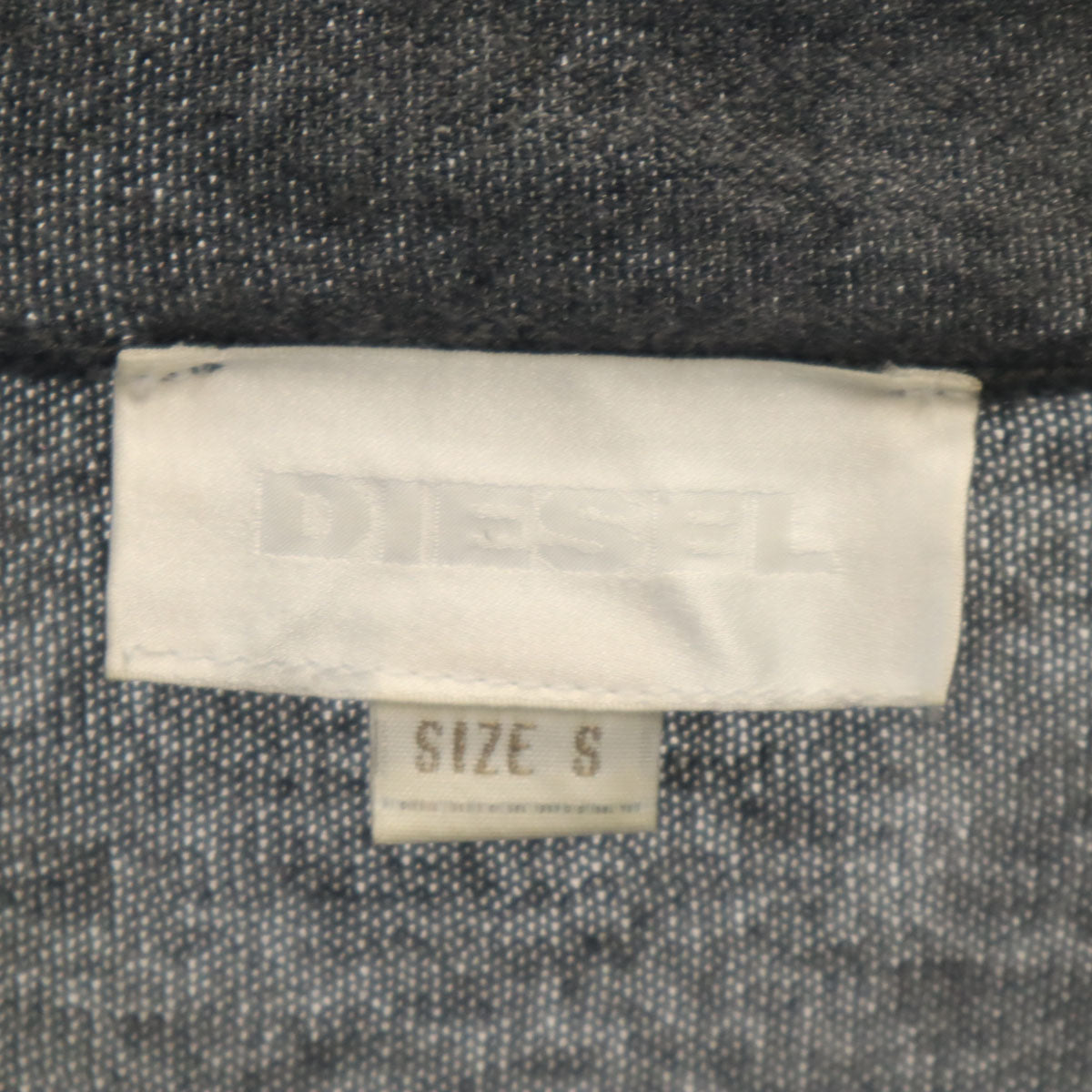 DIESEL ディーゼル シルクブレンド 長袖 ニット S チャコールグレー セーター レディース