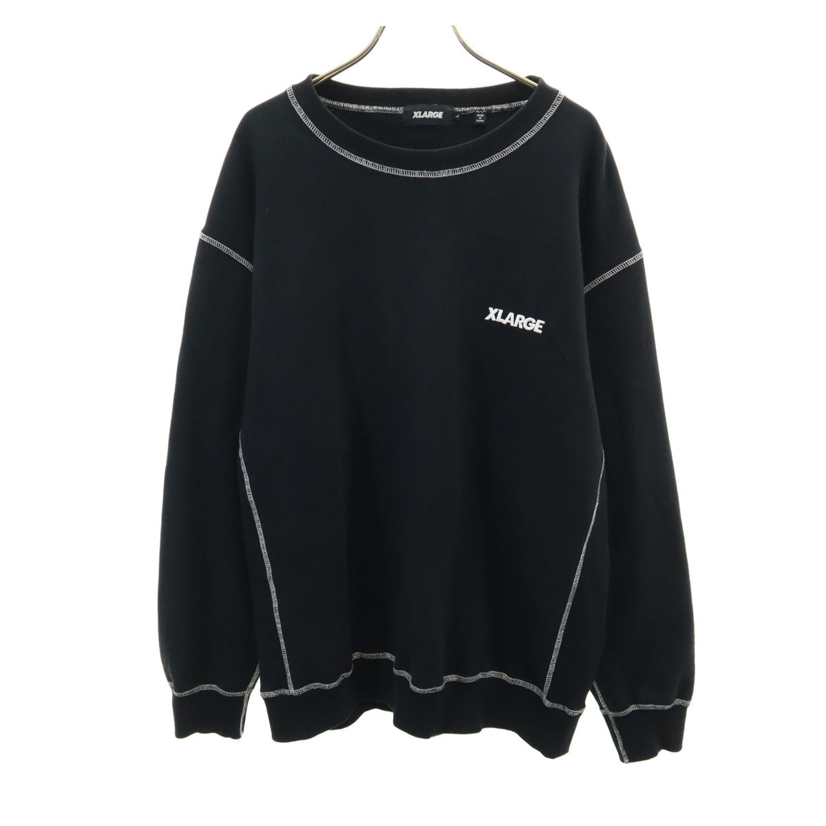 XLARGE エクストララージ 長袖 スウェット トレーナー L ブラック 