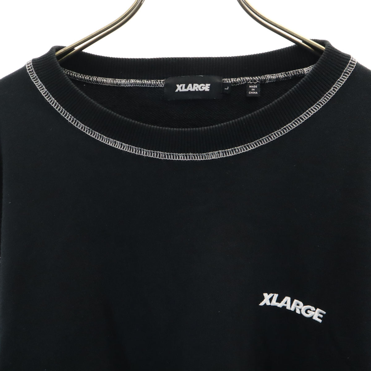 XLARGE エクストララージ 長袖 スウェット トレーナー L ブラック メンズ