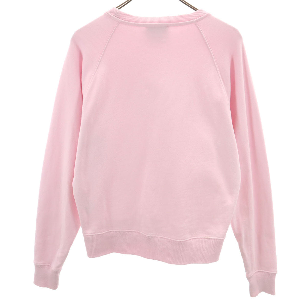 MAISON KITSUNE メゾンキツネ ポルトガル製 長袖 スウェット トレーナー S ピンク レディース