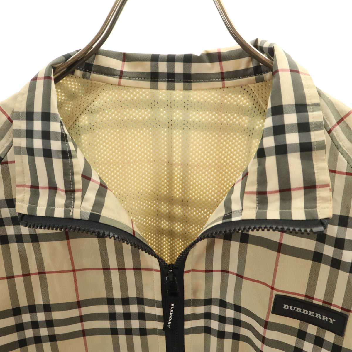 BURBERRY LONDON バーバリーロンドン ノバチェック柄 ウインドブレーカー 160 ベージュ 三陽商会 ジャケット キッズ