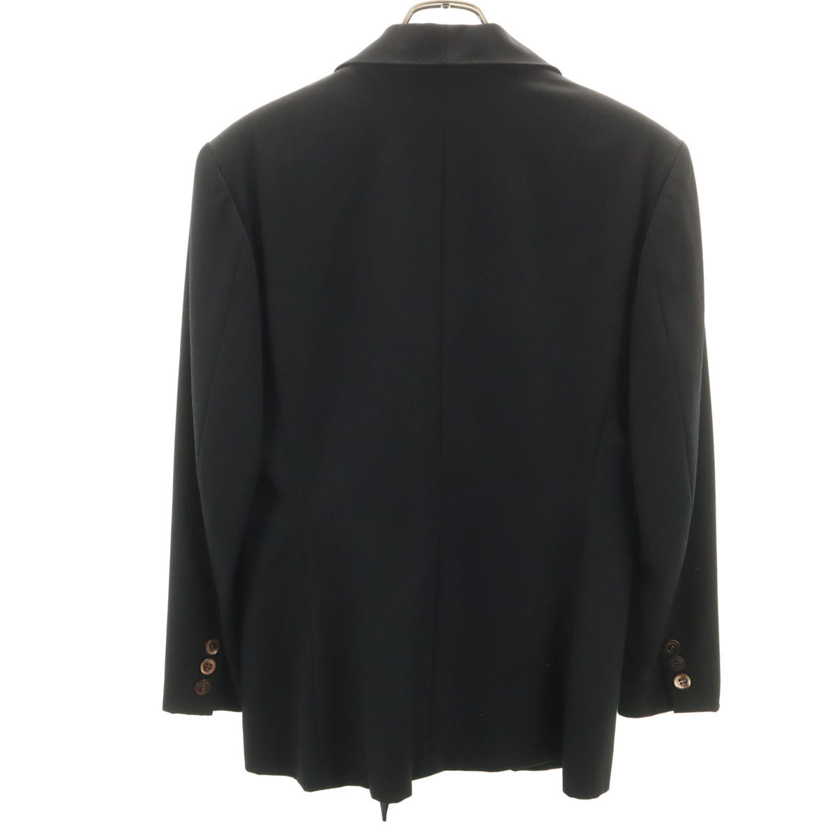 美品 KENZO ケンゾー 90s 日本製 オールド ショールカラー ダブル ジャケット M ブラック レディース