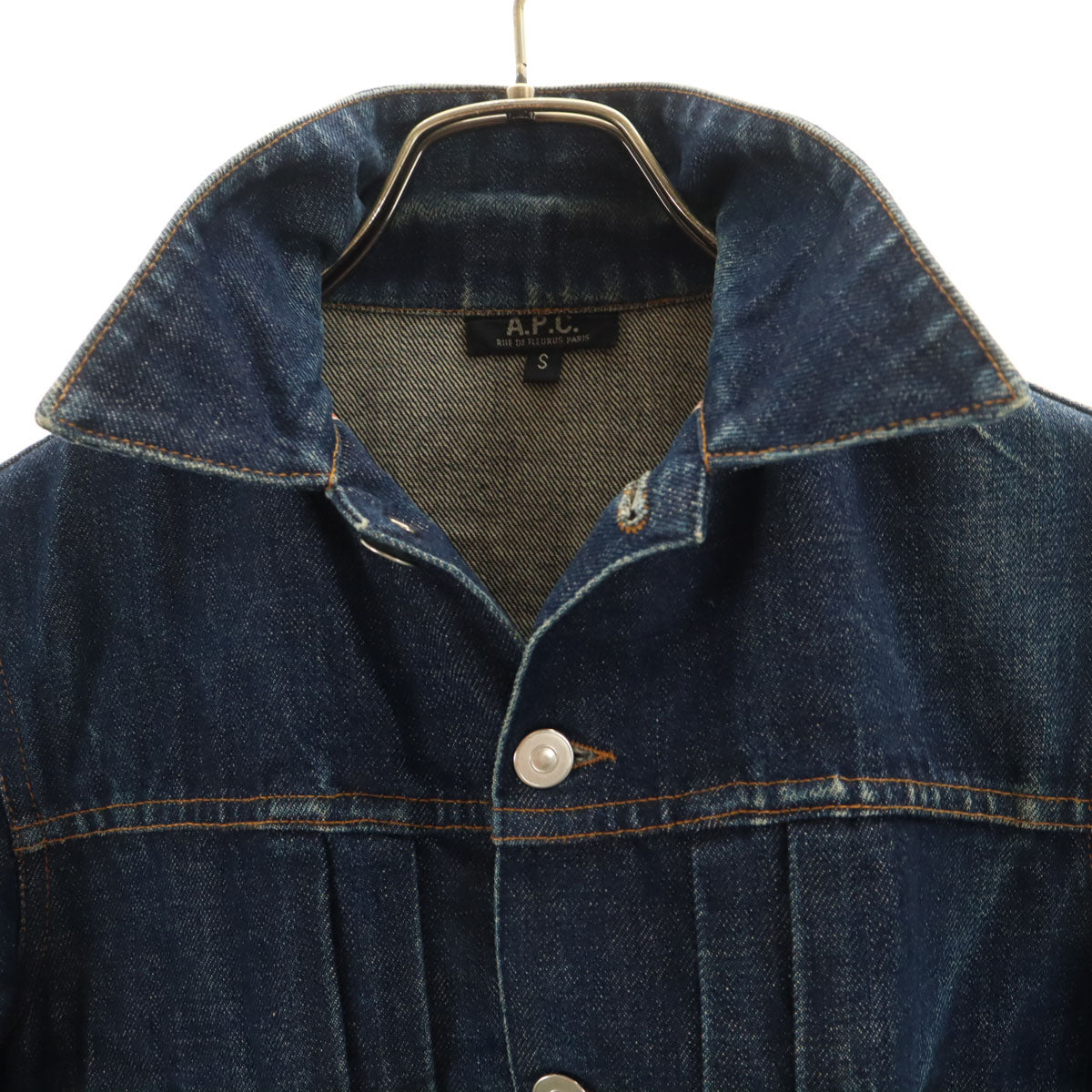 A.P.C. アーペーセー 日本製 デニムジャケット S ネイビー ジージャン メンズ