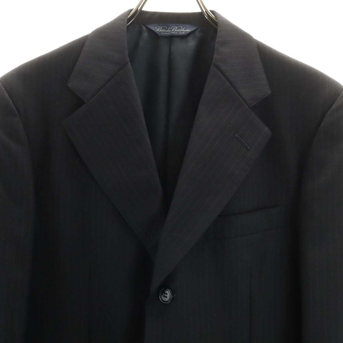 Brooks Brothers ブルックスブラザーズ スーツ 上下 セットアップ 36/W30 ブラック 衣装カバー付き メンズ