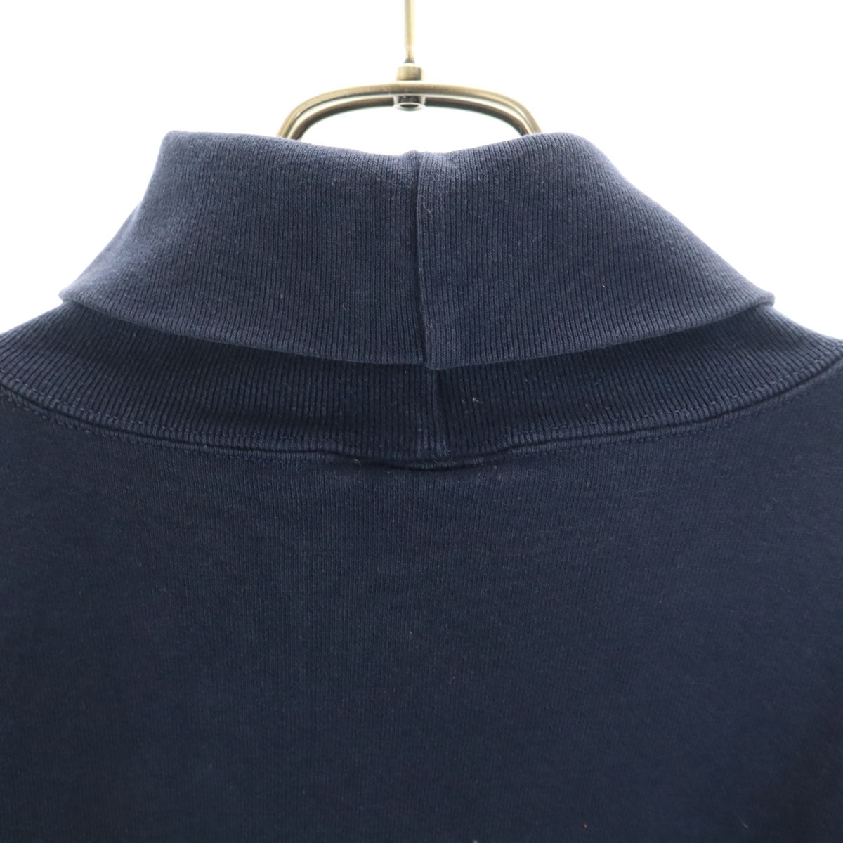 OLD オールド 90s USA製 長袖 タートルネック スウェット トレーナー XL ネイビー 裏起毛 メンズ