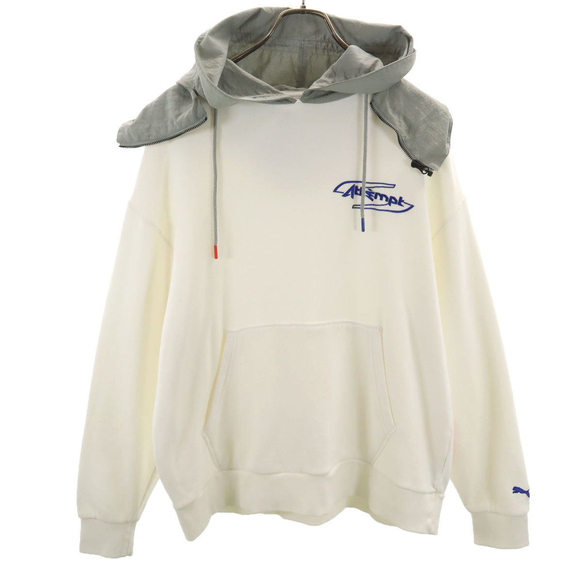PUMA プーマ ATT_MPT アテンプト コラボ 長袖 スウェットパーカー S ホワイト メンズ