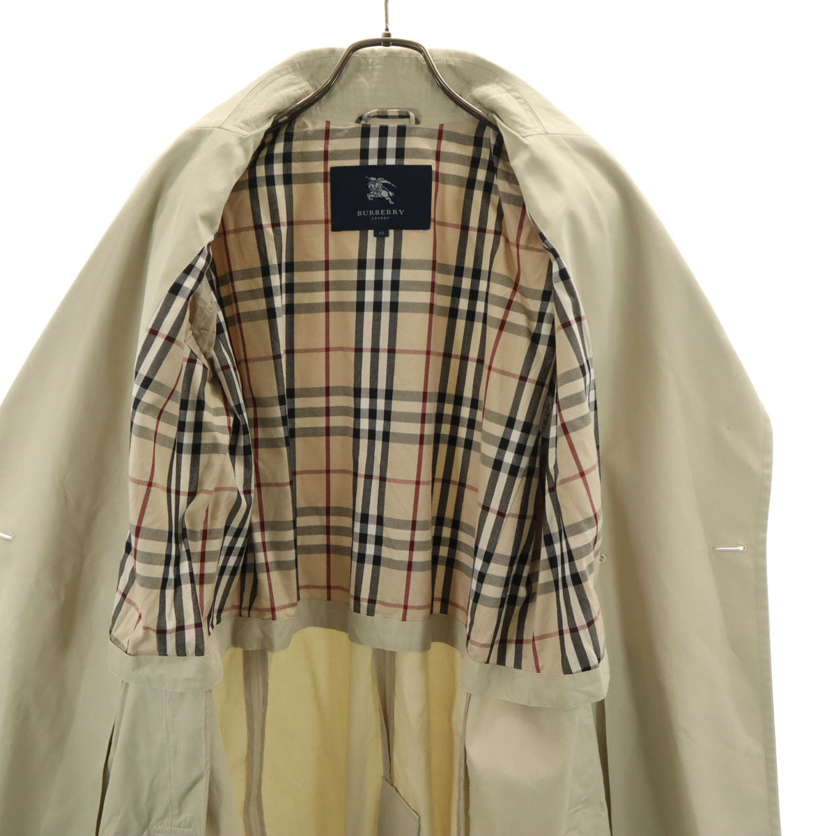 BURBERRY LONDON バーバリーロンドン トレンチコート 40 グレージュ 三陽商会 レディース