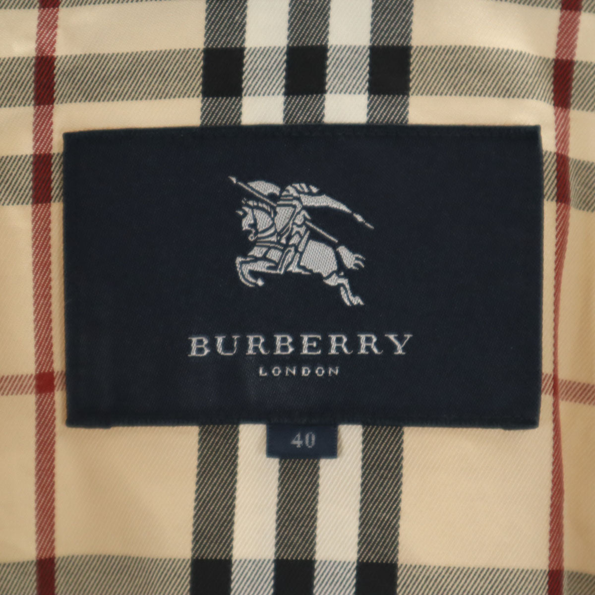 BURBERRY LONDON バーバリーロンドン トレンチコート 40 グレージュ 三陽商会 レディース