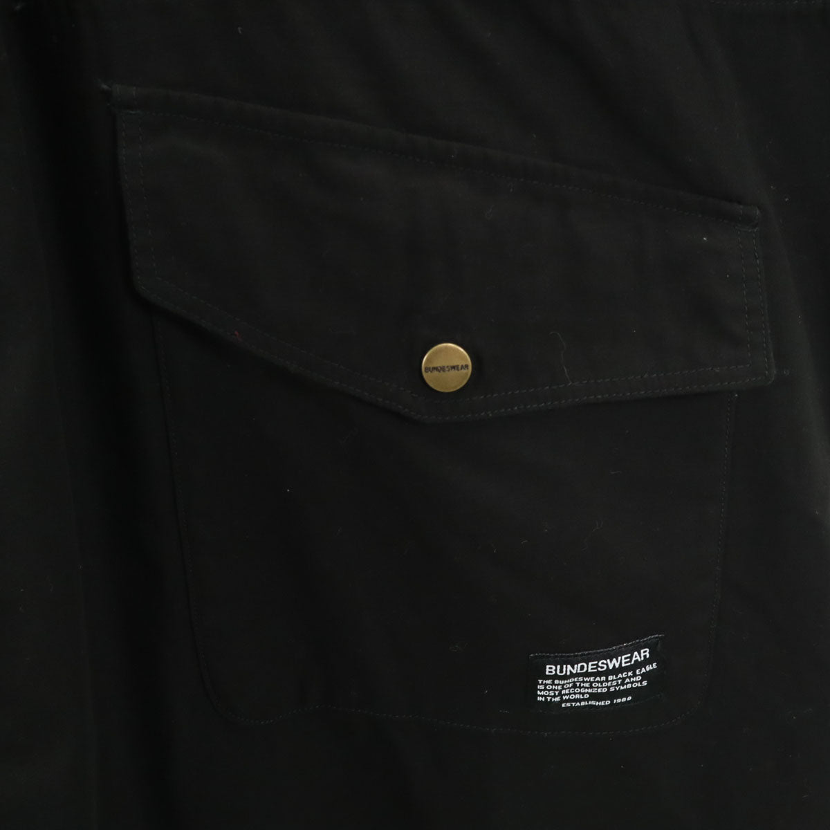 BUNDESWEAR ブンデスウェアー 未使用 モッズコート 4L ブラック タグ付き ビックサイズ メンズ