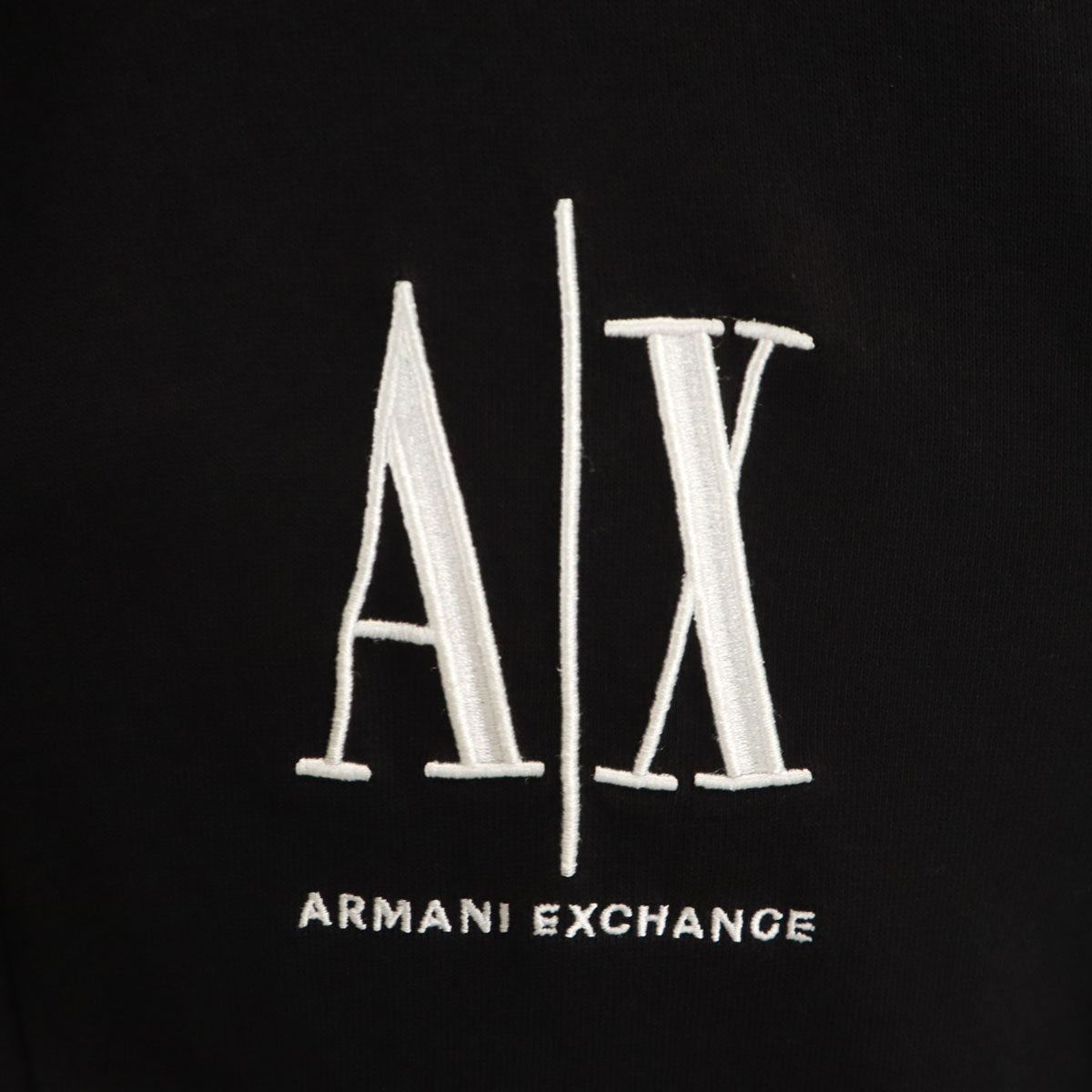 ARMANI EXCHANGE アルマーニエクスチェンジ 長袖 スウェット ジップパーカー S ブラック メンズ