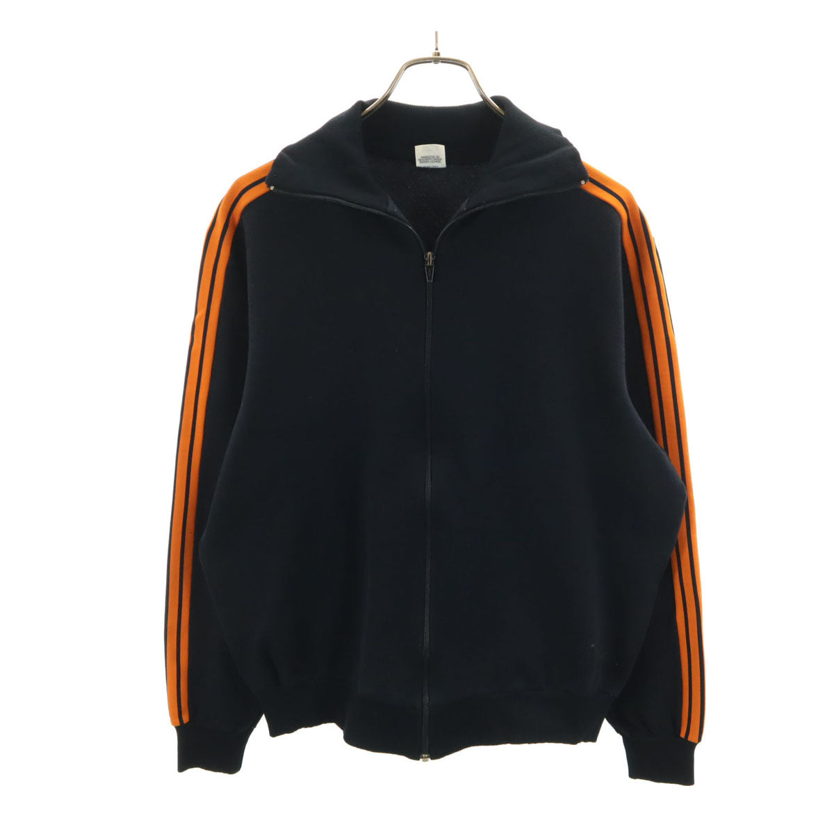 adidas アディダス 70s ADS-3F ヴィンテージ 西ドイツタグ トラックジャケット 4 ブラック ジャージ デサント メンズ