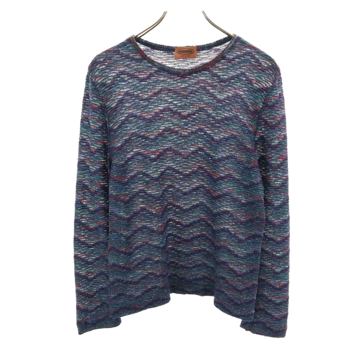 Missoni ミッソーニ 90s イタリア製 オールド 長袖 ニット 44 マルチ メンズ