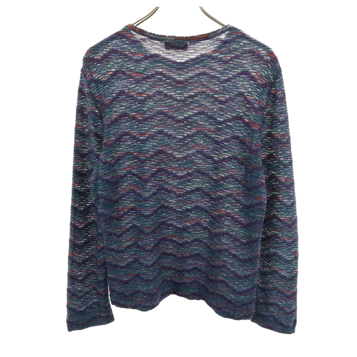 Missoni ミッソーニ 90s イタリア製 オールド 長袖 ニット 44 マルチ メンズ