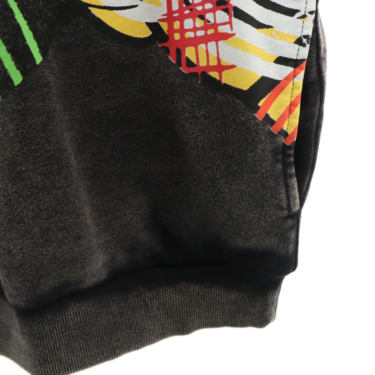 未使用 Desigual デシグアル Disney ディズニー コラボ ミッキーマウス 長袖 オーバーサイズ スウェットパーカー S ブラック系 レディース
