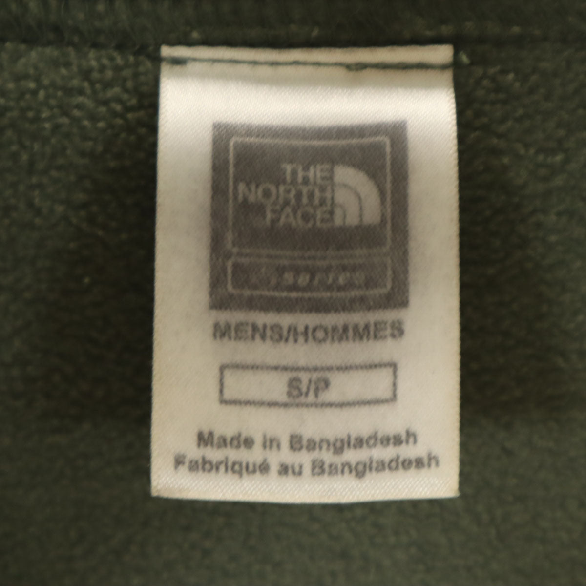 THE NORTH FACE ノースフェイス ウールブレンド 長袖 ハーフジップ セーター S カーキ AP3E アウトドア ニット メンズ