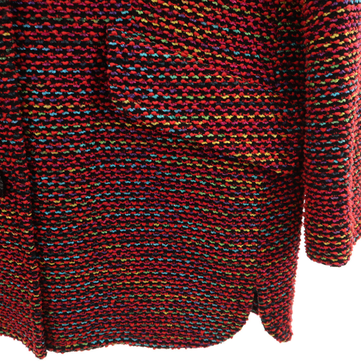 GIVENCHY ジバンシィ 90s 日本製 オールド ファンシーツイード ジャケット 46 レッド レディース