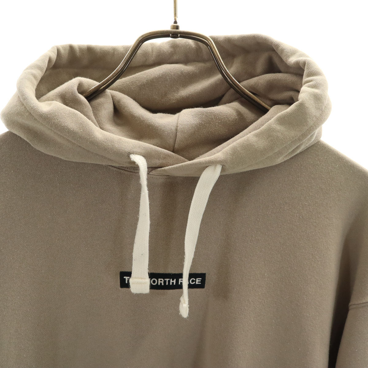 THE NORTH FACE ノースフェイス 長袖 スウェットパーカー M グレージュ NT62332A プルオーバー メンズ