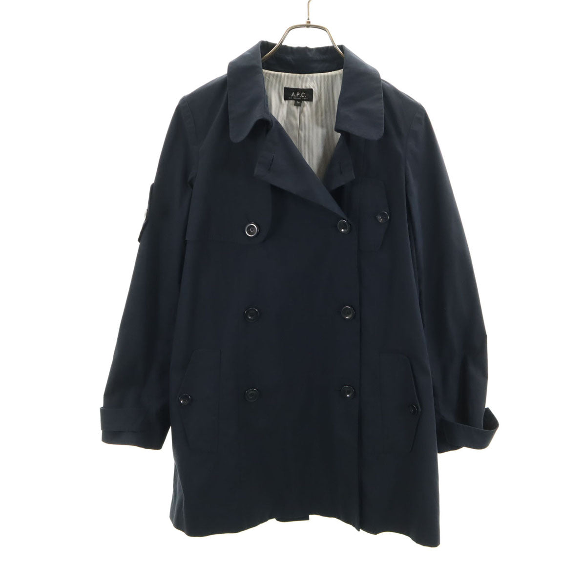 A.P.C. アーペーセー コート 38 ネイビー レディース