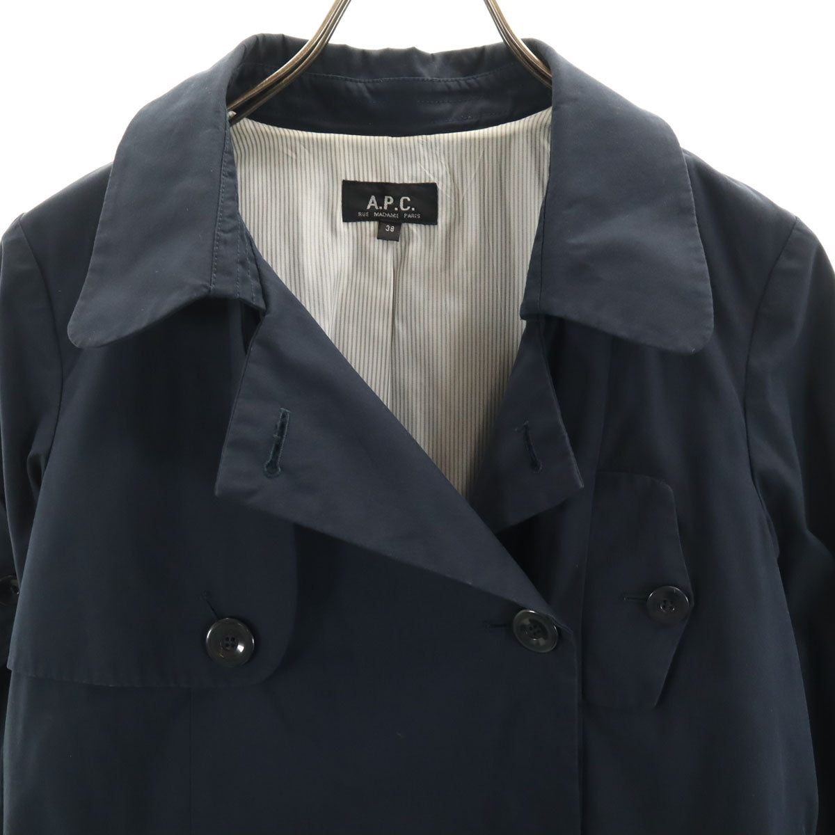 A.P.C. アーペーセー コート 38 ネイビー レディース