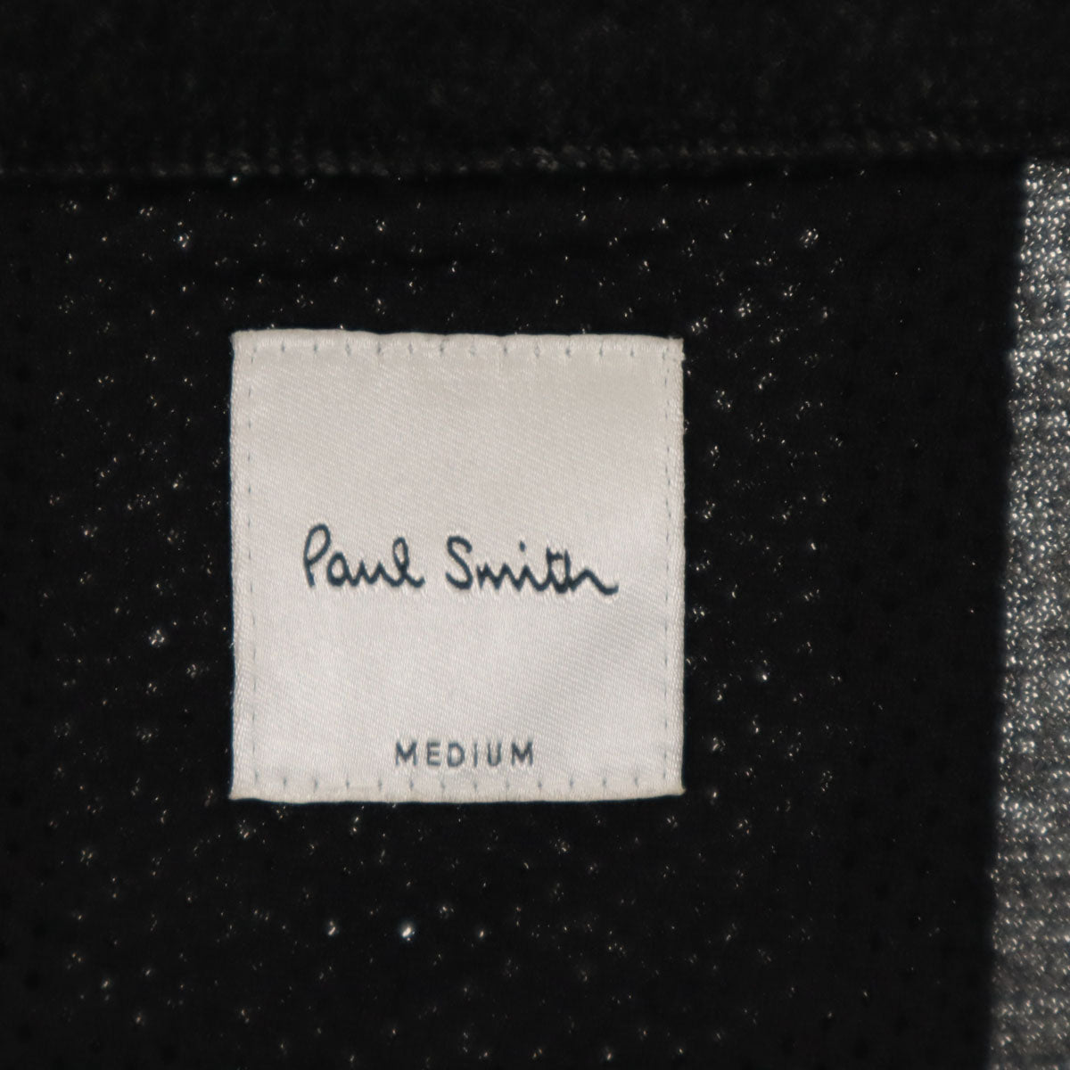 Paul Smith ポールスミス 日本製 長袖 ニットカーディガン M ブラック系 メンズ