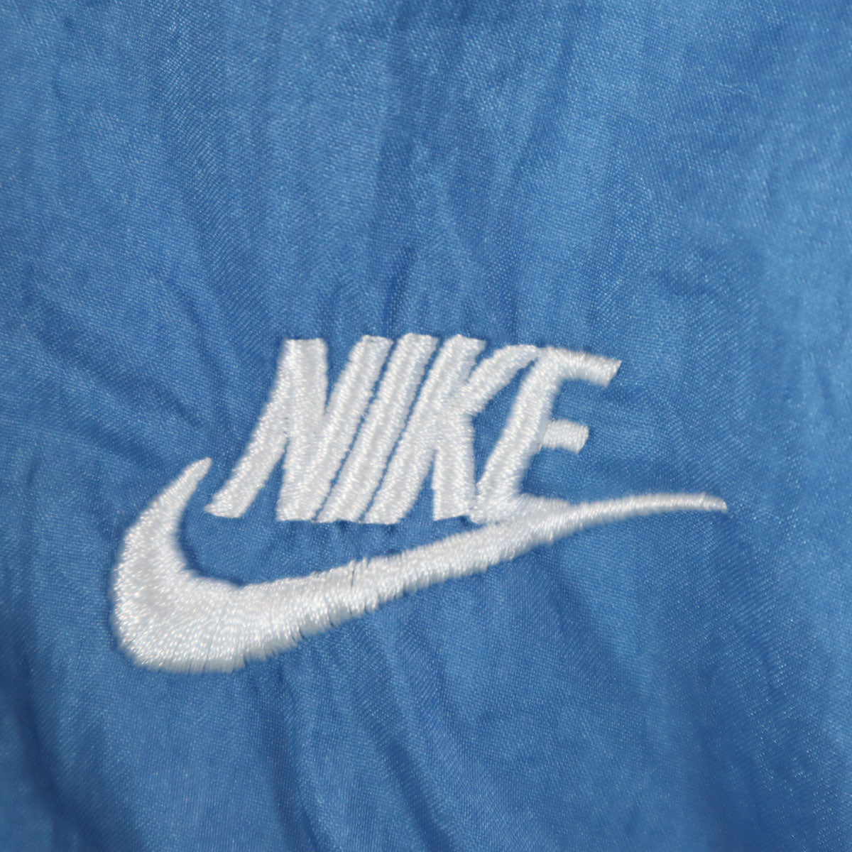 NIKE ナイキ 90s オールド 銀タグ バックロゴ ナイロンジャケット XL ブルー系 メンズ