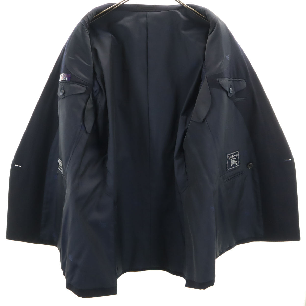 Burberrys バーバリーズ 90s 日本製 オールド ダブル スーツ 上下 セットアップ BE6/94 ネイビー メンズ