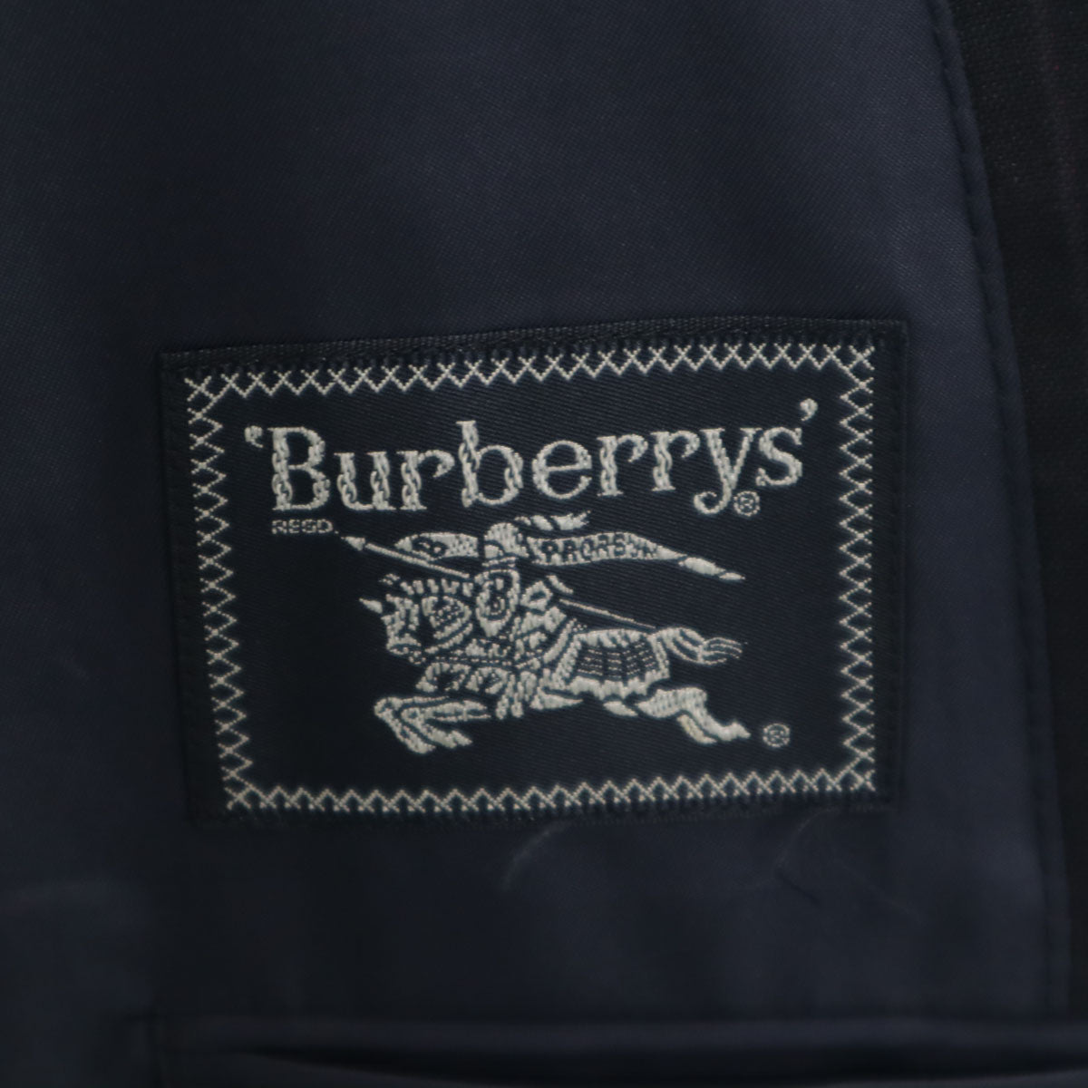 Burberrys バーバリーズ 90s オールド ストライプ柄 テーラードジャケット AB5 ネイビー メンズ