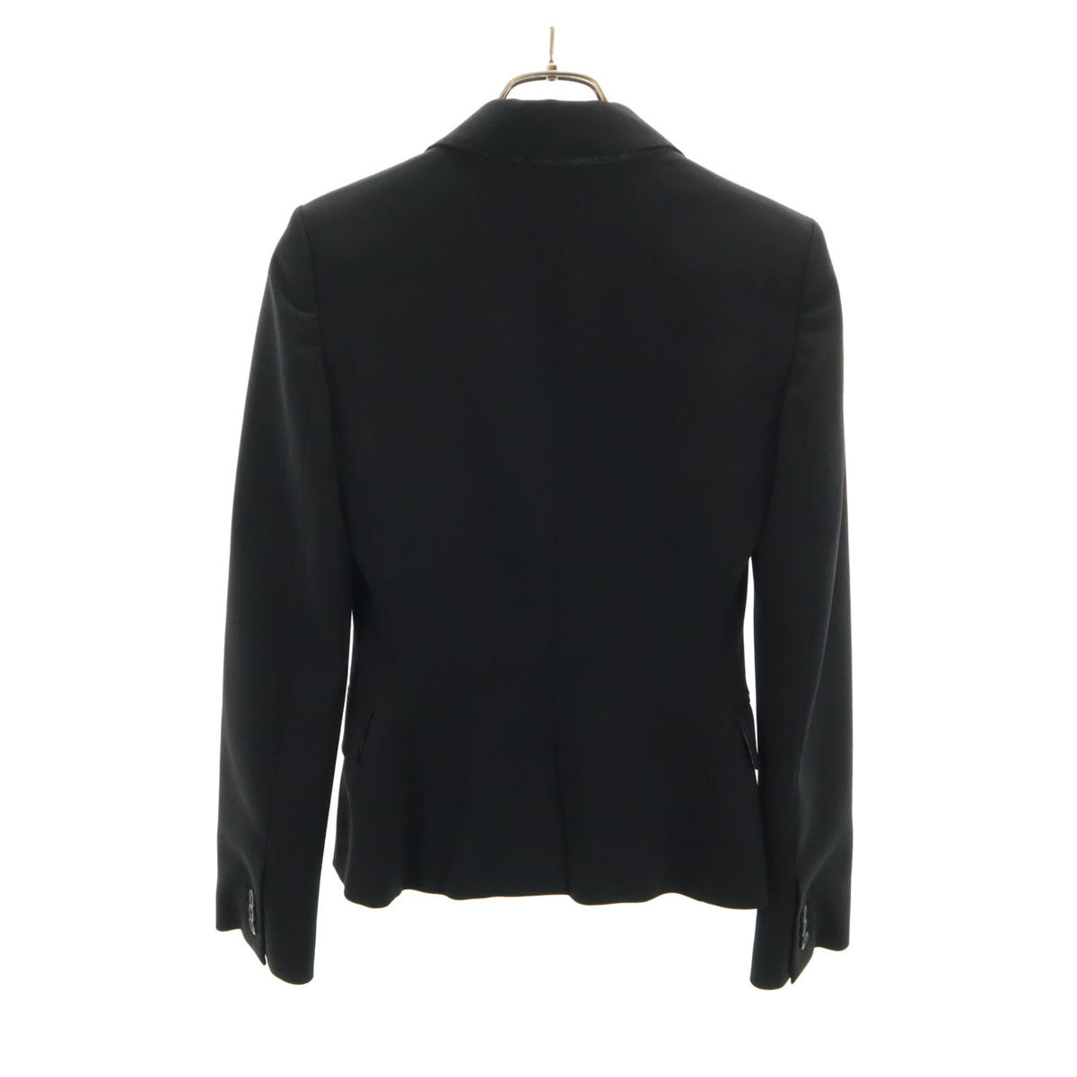 D&G DOLCE & GABBANA ディーアンドジー ドルチェアンドガッバーナ テーラードジャケット 36 ブラック レディース