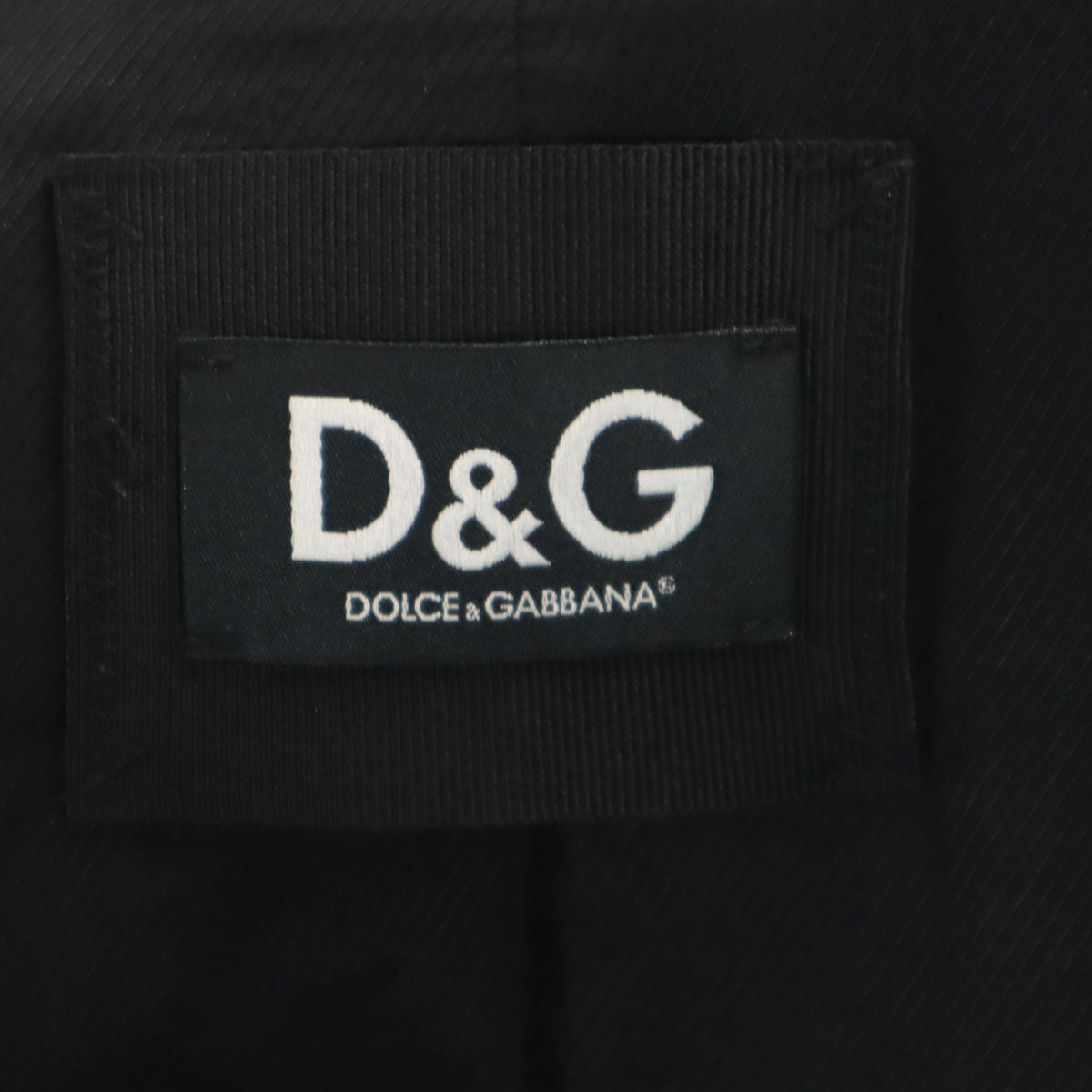 D&G DOLCE & GABBANA ディーアンドジー ドルチェアンドガッバーナ テーラードジャケット 36 ブラック レディース