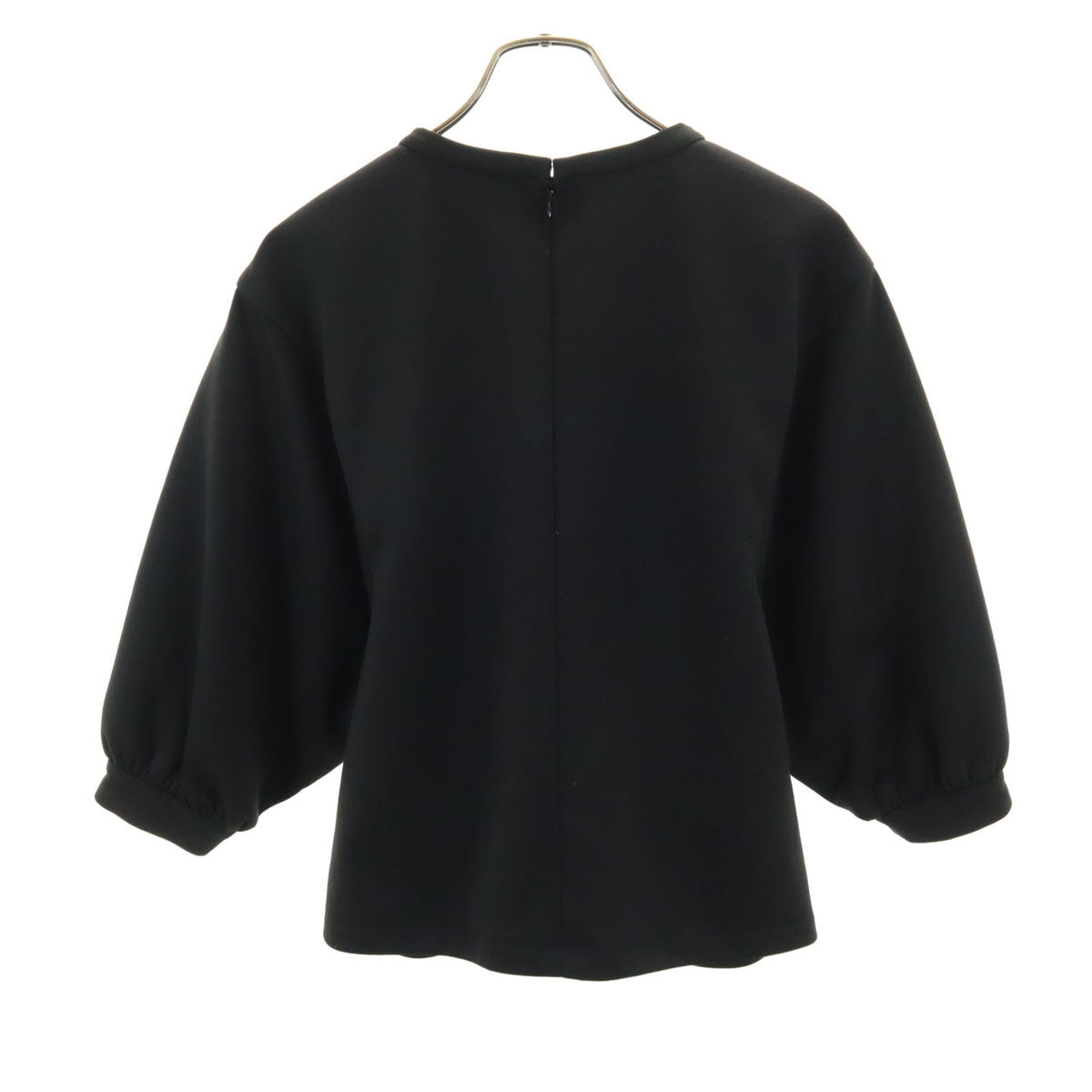 未使用 UNITED ARROWS ユナイテッドアローズ 7分袖 ビジュー トレーナー FREE ブラック レディース