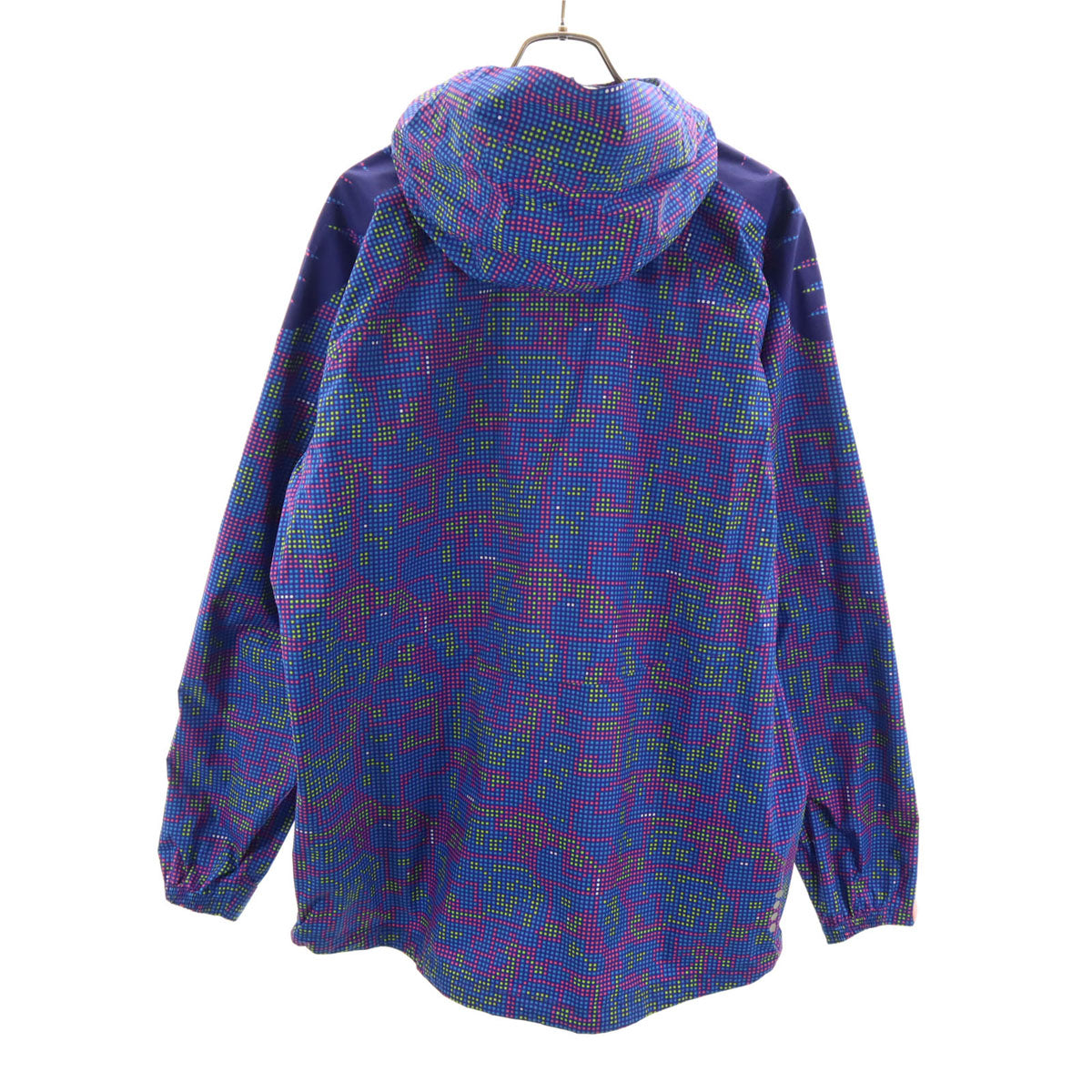 Columbia コロンビア ベリンガー ジャケット XL 青紫 アウトドア 収納袋付き メンズ