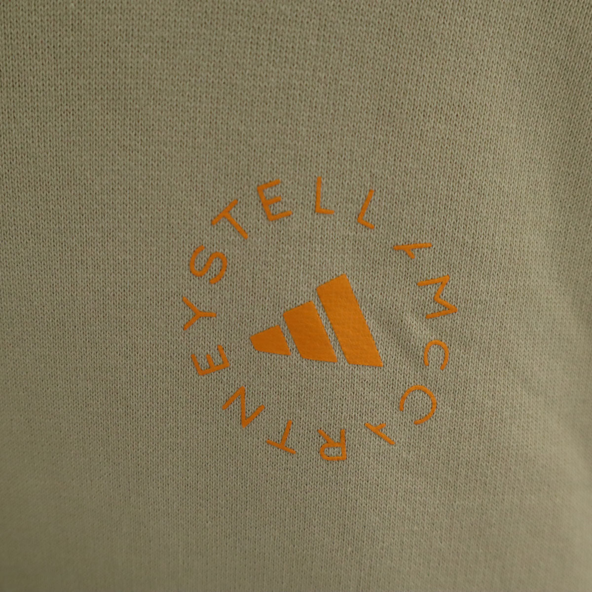 adidas by Stella McCartney アディダスバイステラマッカートニー 長袖 スウェットパーカー L ベージュ レディース