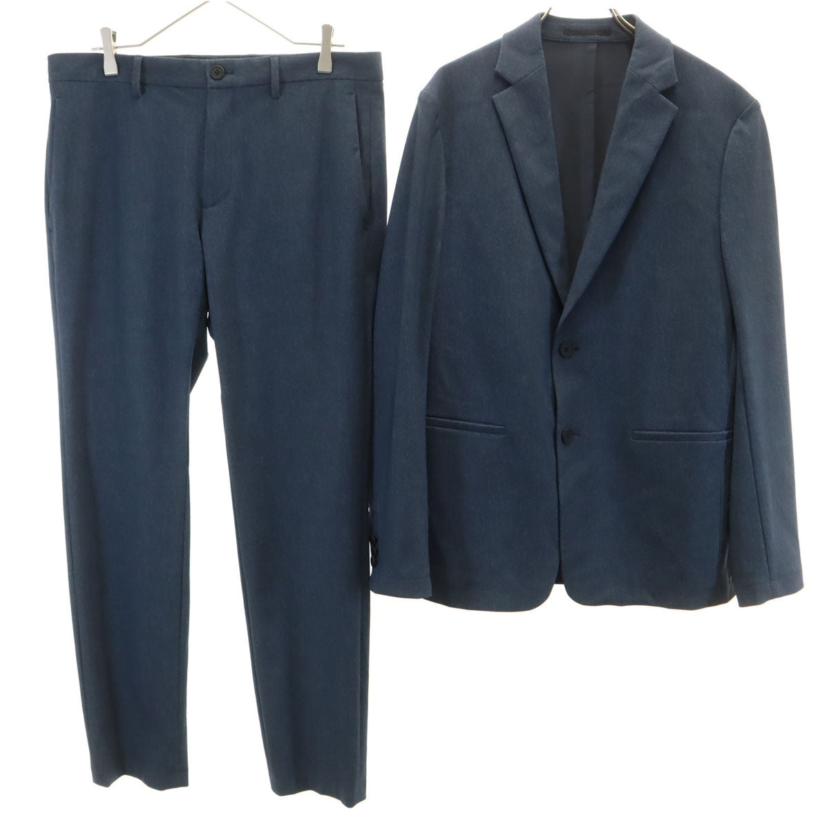 theory セオリー スーツ 上下 セットアップ 38 ネイビー ストレッチ メンズ