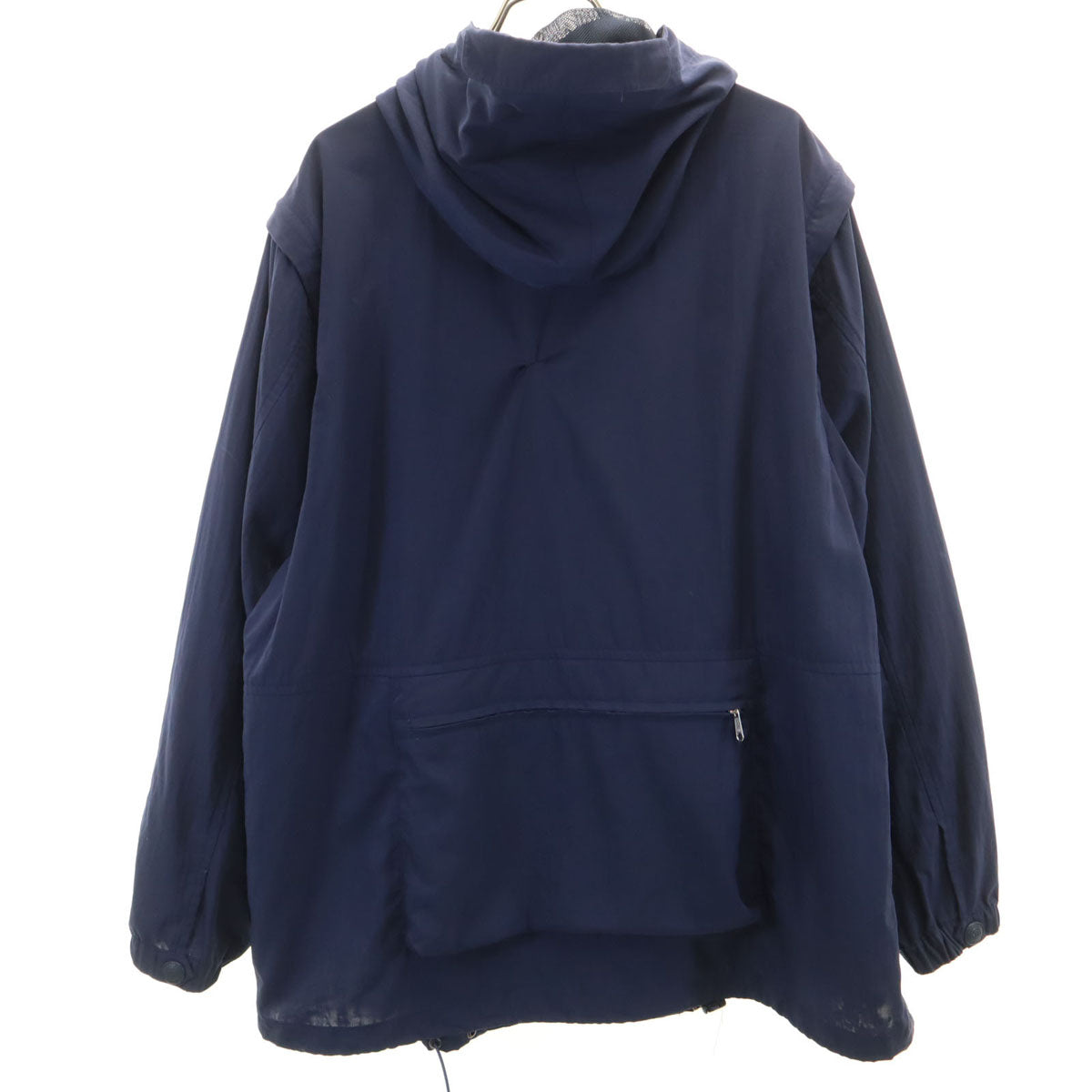 BURBERRY LONDON バーバリーロンドン 日本製 2WAY ナイロンジャケット L ネイビー 三陽商会 ポケッタブル メンズ