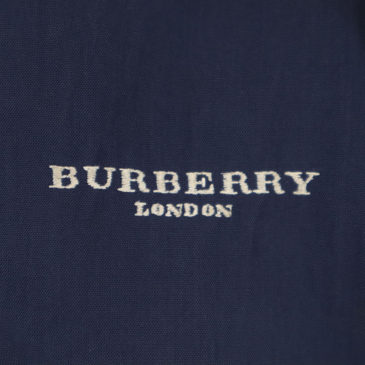 BURBERRY LONDON バーバリーロンドン 日本製 2WAY ナイロンジャケット L ネイビー 三陽商会 ポケッタブル メンズ
