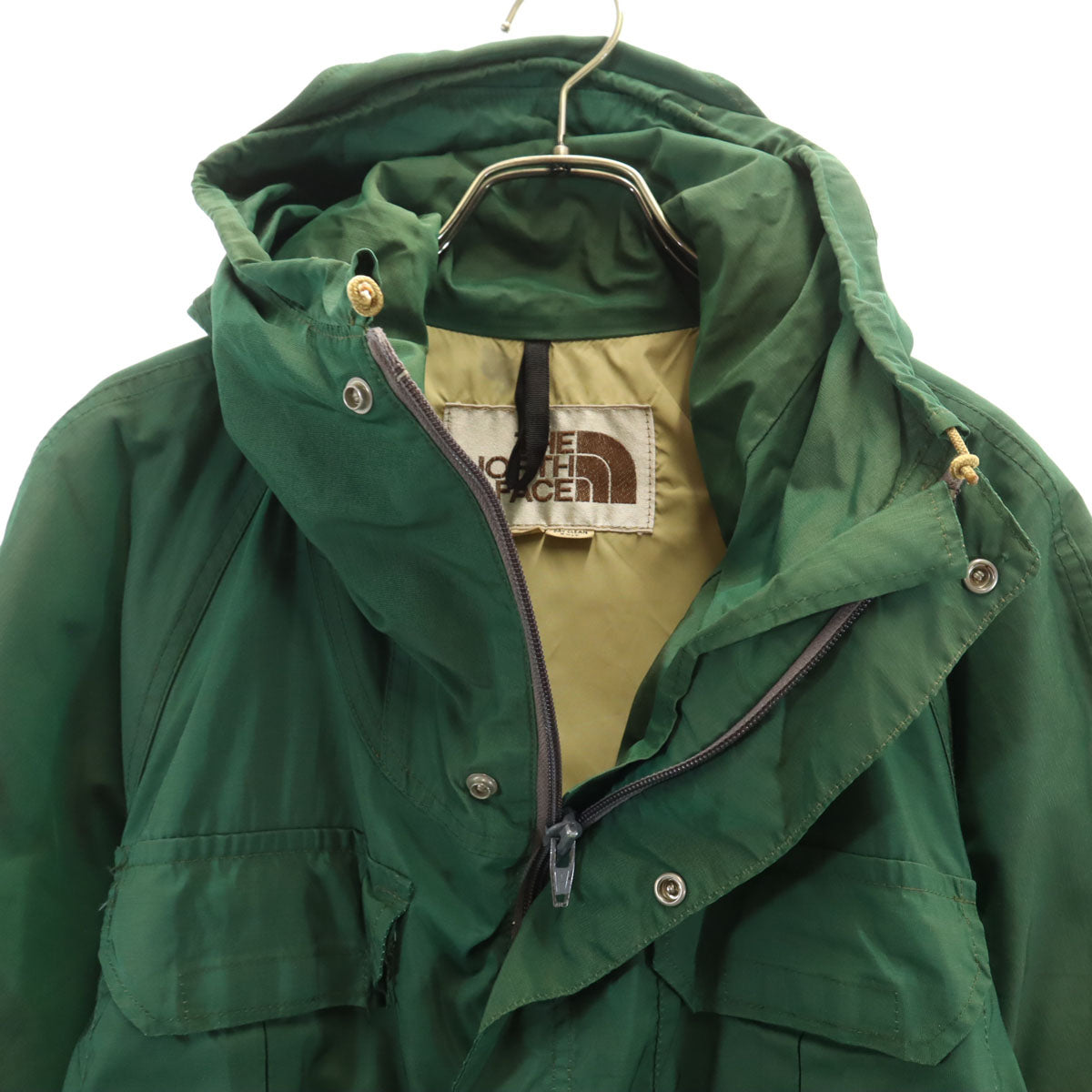 THE NORTH FACE ノースフェイス 70s 茶タグ ヴィンテージ マウンテンパーカー L グリーン アウトドア メンズ