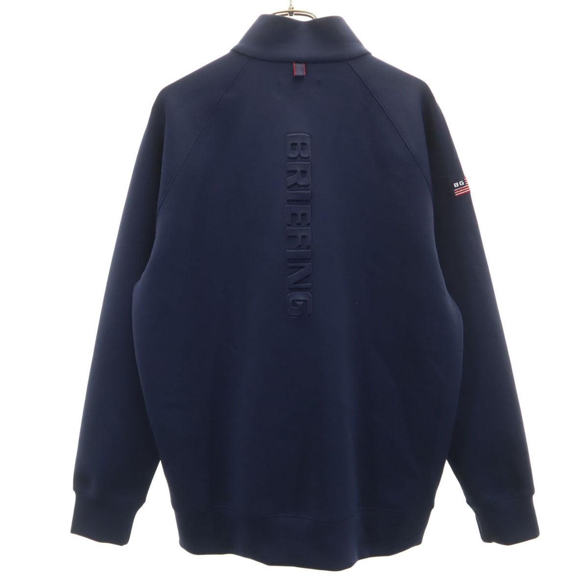 美品 BRIEFING ブリーフィング ゴルフ 長袖 ハーフジップ ウェア M ネイビー メンズ