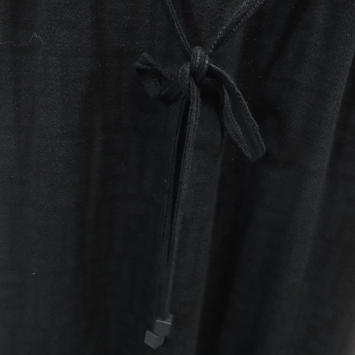 FENDI JEANS フェンディ ジーンズ イタリア製 ズッカ柄 長袖 ポロ ワンピース 44 ブラック レディース