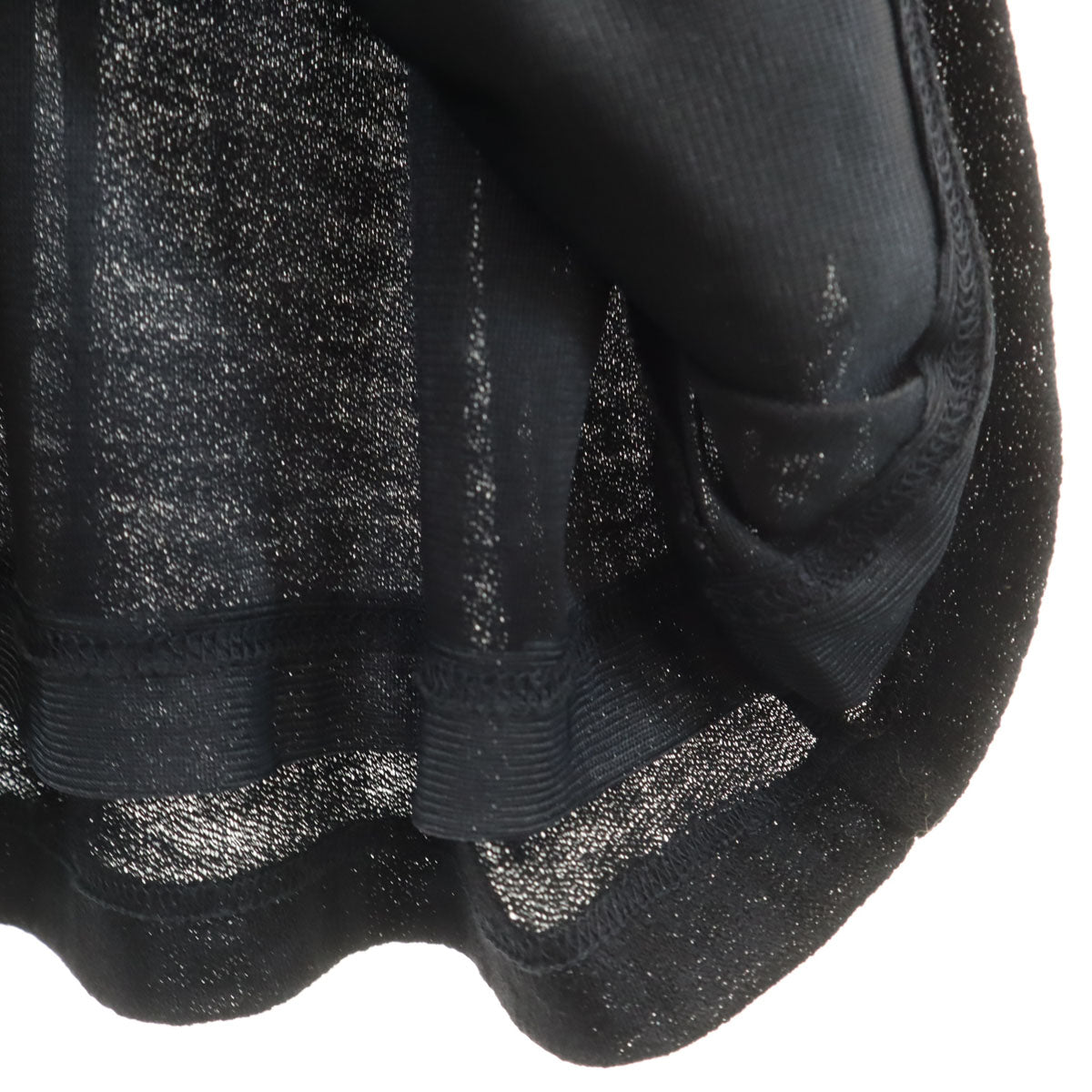 FENDI JEANS フェンディ ジーンズ イタリア製 ズッカ柄 長袖 ポロ ワンピース 44 ブラック レディース