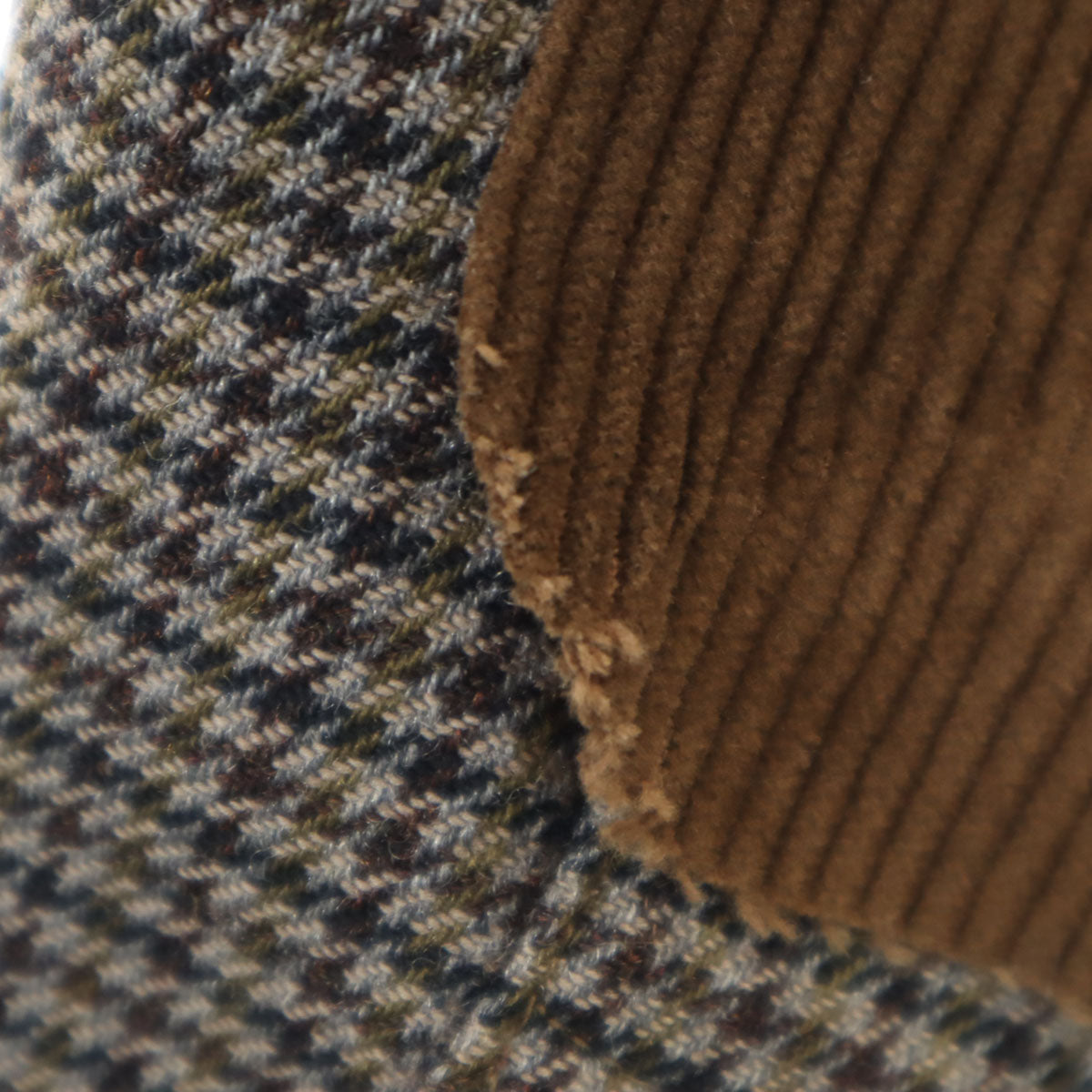 PENDLETON ペンドルトン 60s ヴィンテージ ハウンドトゥース柄 長袖 オープンカラー ウールシャツ L ブラウン 千鳥格子 メンズ