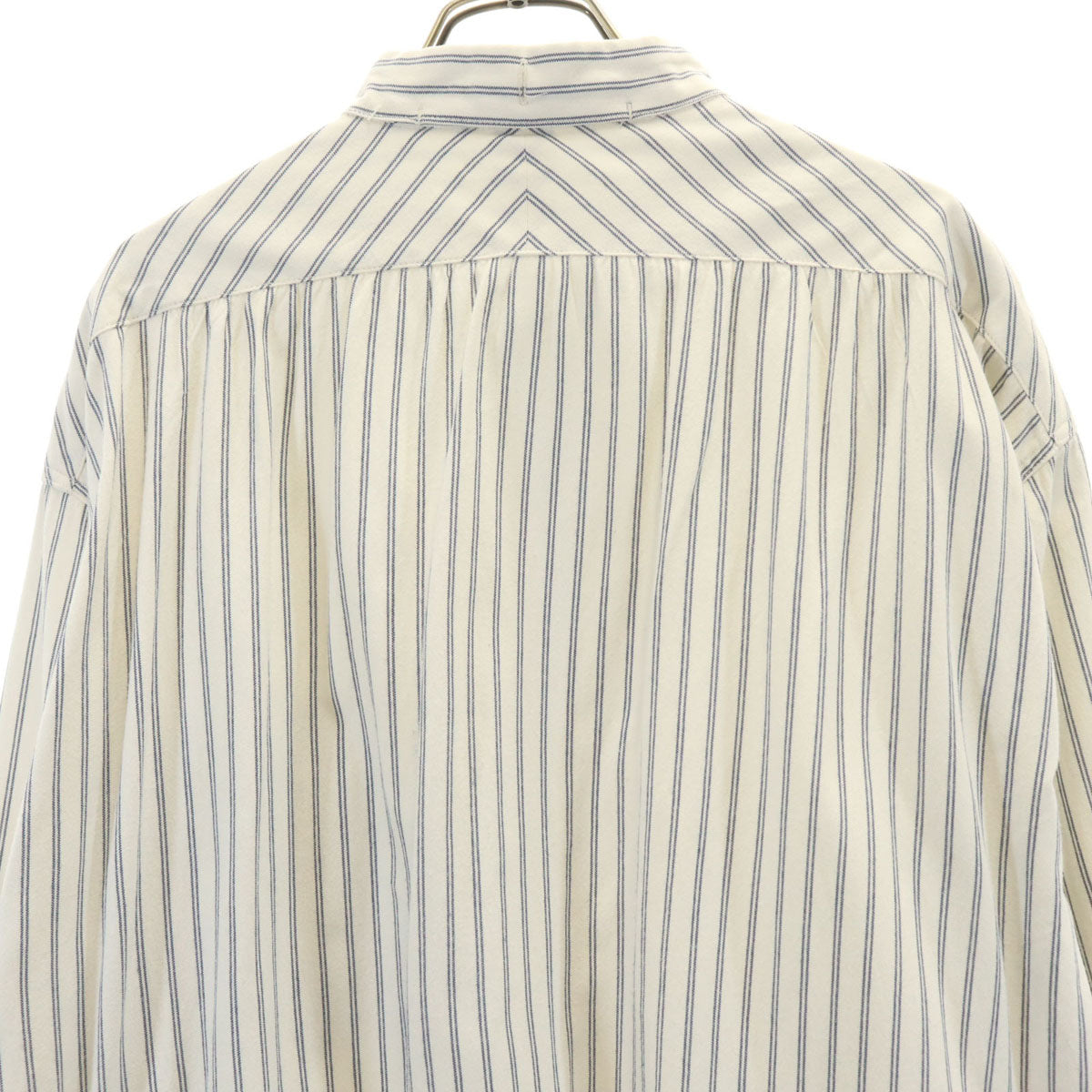 snowpeak スノーピーク TAKIBI 焚 ストライプ柄 長袖 シャツワンピース M ホワイト アウトドア レディース