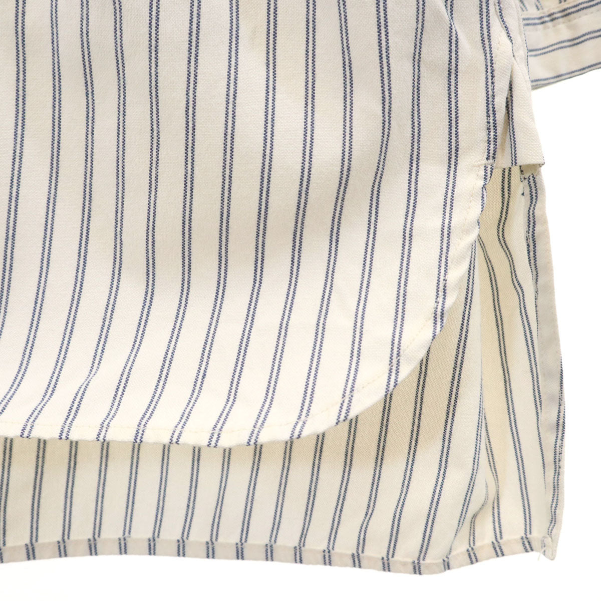 snowpeak スノーピーク TAKIBI 焚 ストライプ柄 長袖 シャツワンピース M ホワイト アウトドア レディース