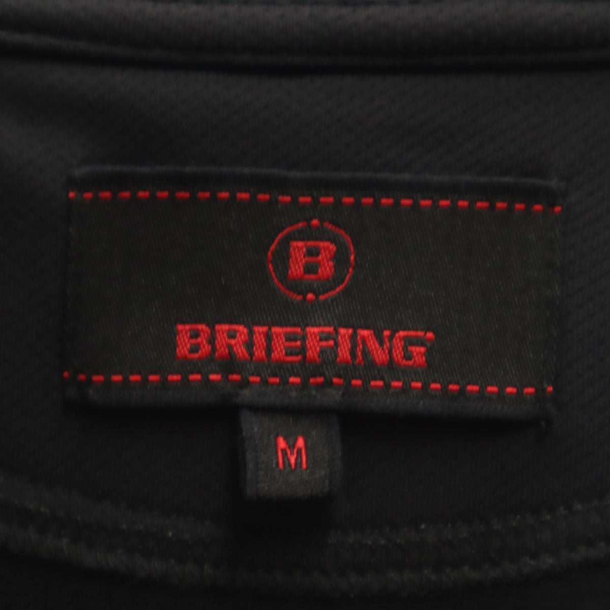 美品 BRIEFING ブリーフィング ゴルフ ダンボールニット ジップジャケット M ネイビーグレー メンズ