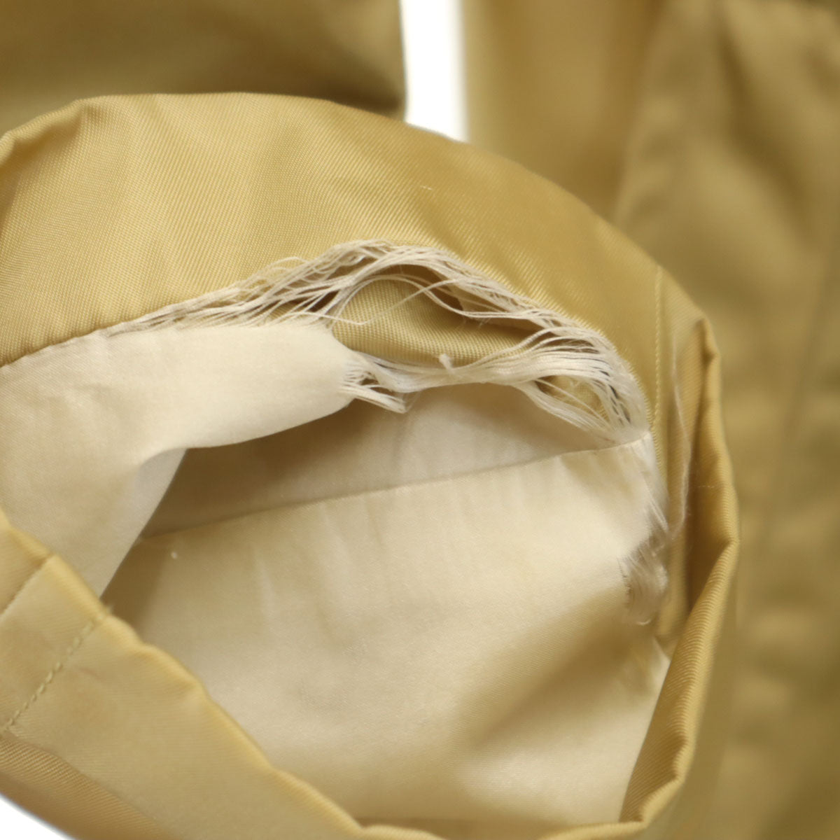 PRADA プラダ イタリア製 ステンカラーコート 44 ベージュ スプリング レディース