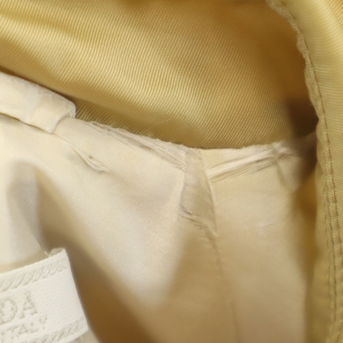 PRADA プラダ イタリア製 ステンカラーコート 44 ベージュ スプリング レディース