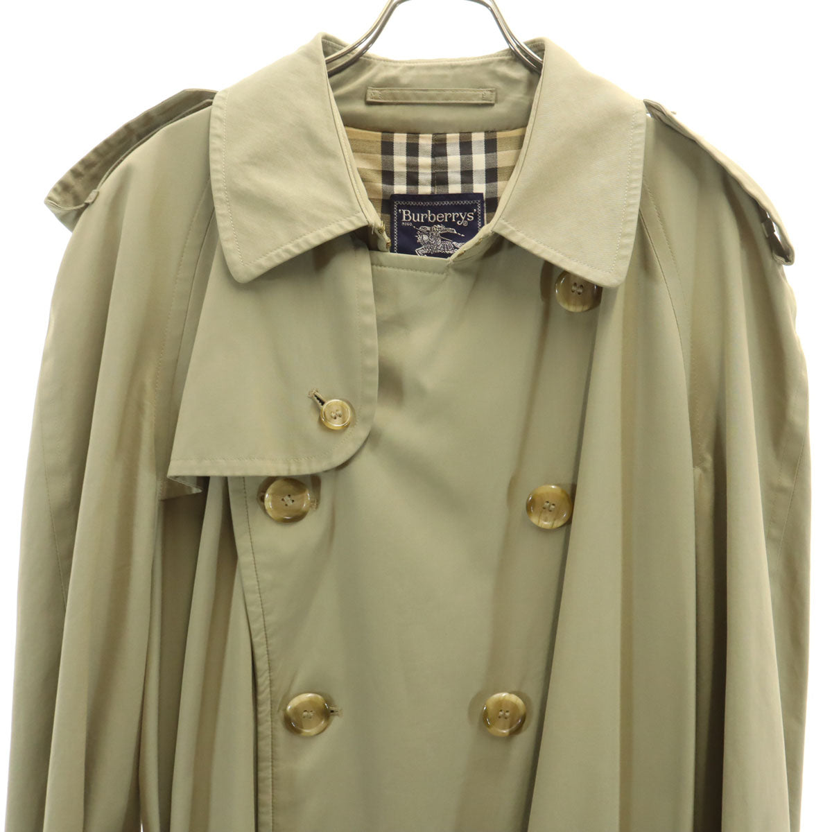 Burberrys バーバリーズ 90s 丸善 オールド トレンチコート 100/115 カーキベージュ メンズ