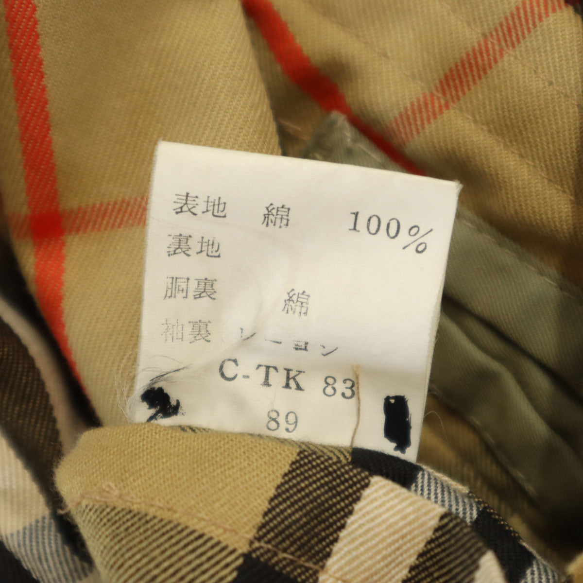 Burberrys バーバリーズ 90s 丸善 オールド トレンチコート 100/115 カーキベージュ メンズ