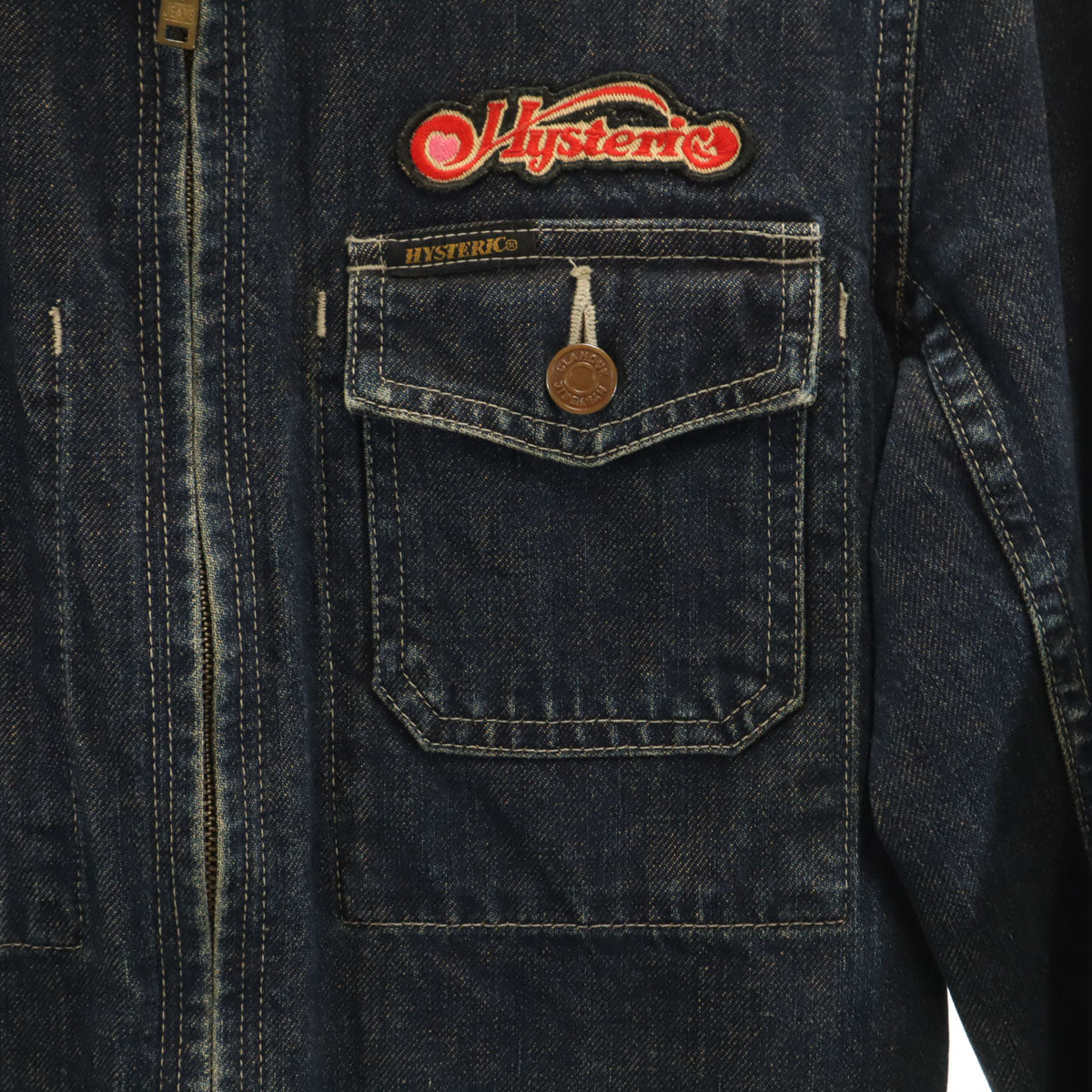 HYSTERIC GLAMOUR ヒステリックグラマー デニムジャケット FREE インディゴ ジージャン レディース