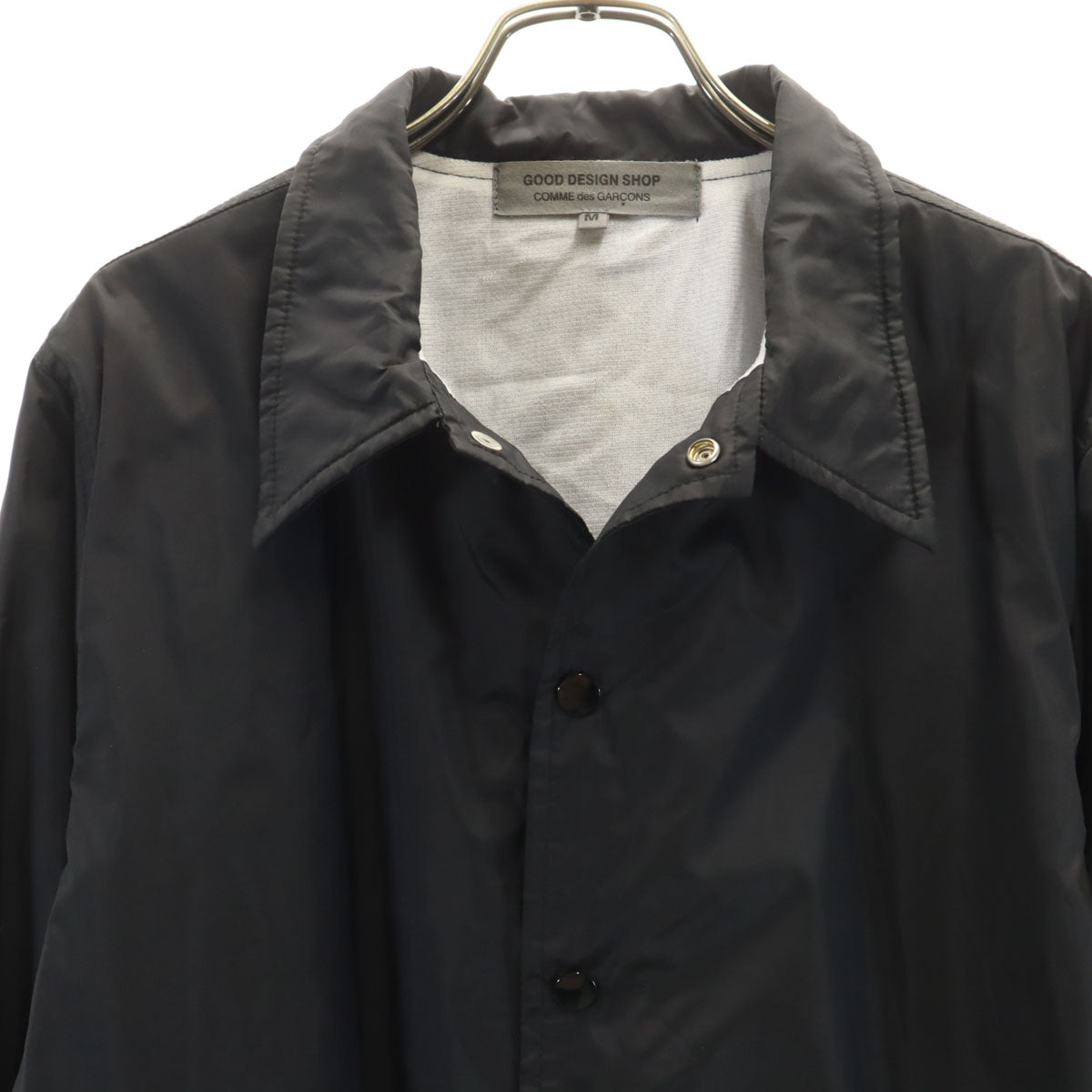 GOOD DESIGN SHOP COMME des GARCONS グッドデザインショップ コムデギャルソン 2015年 バックプリント コーチジャケット M ブラック メンズ
